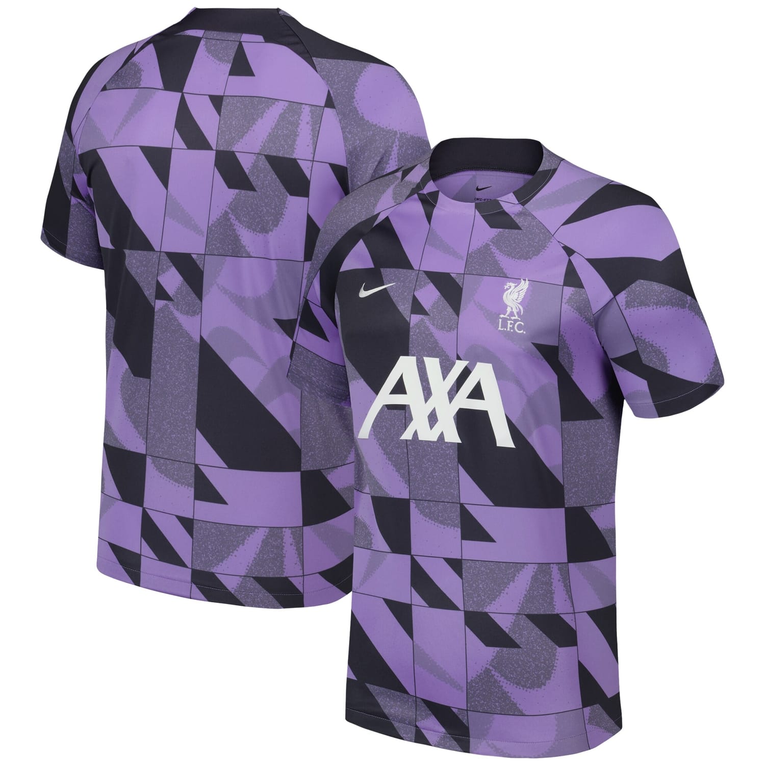 Premier League Liverpool Pre-Match Pro Jersey Shirt Purple 2023-24 for Men