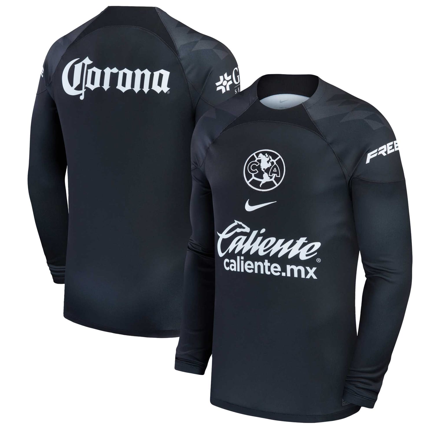 Liga MX Club America Goalkeeper Jersey Shirt Black 2023-24 for Men