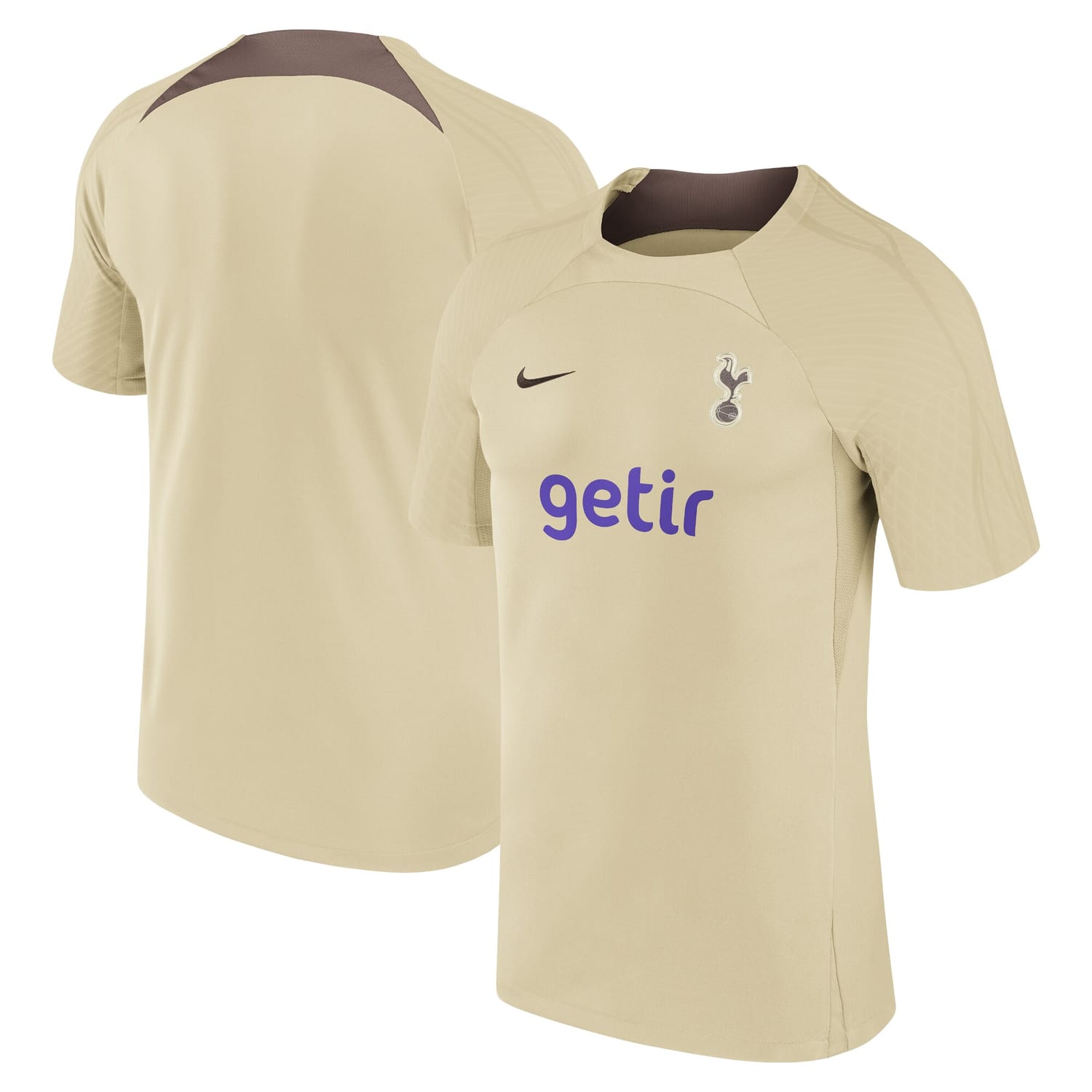 Premier League Tottenham Hotspur Training Jersey Shirt Gold 2023-24 for Men