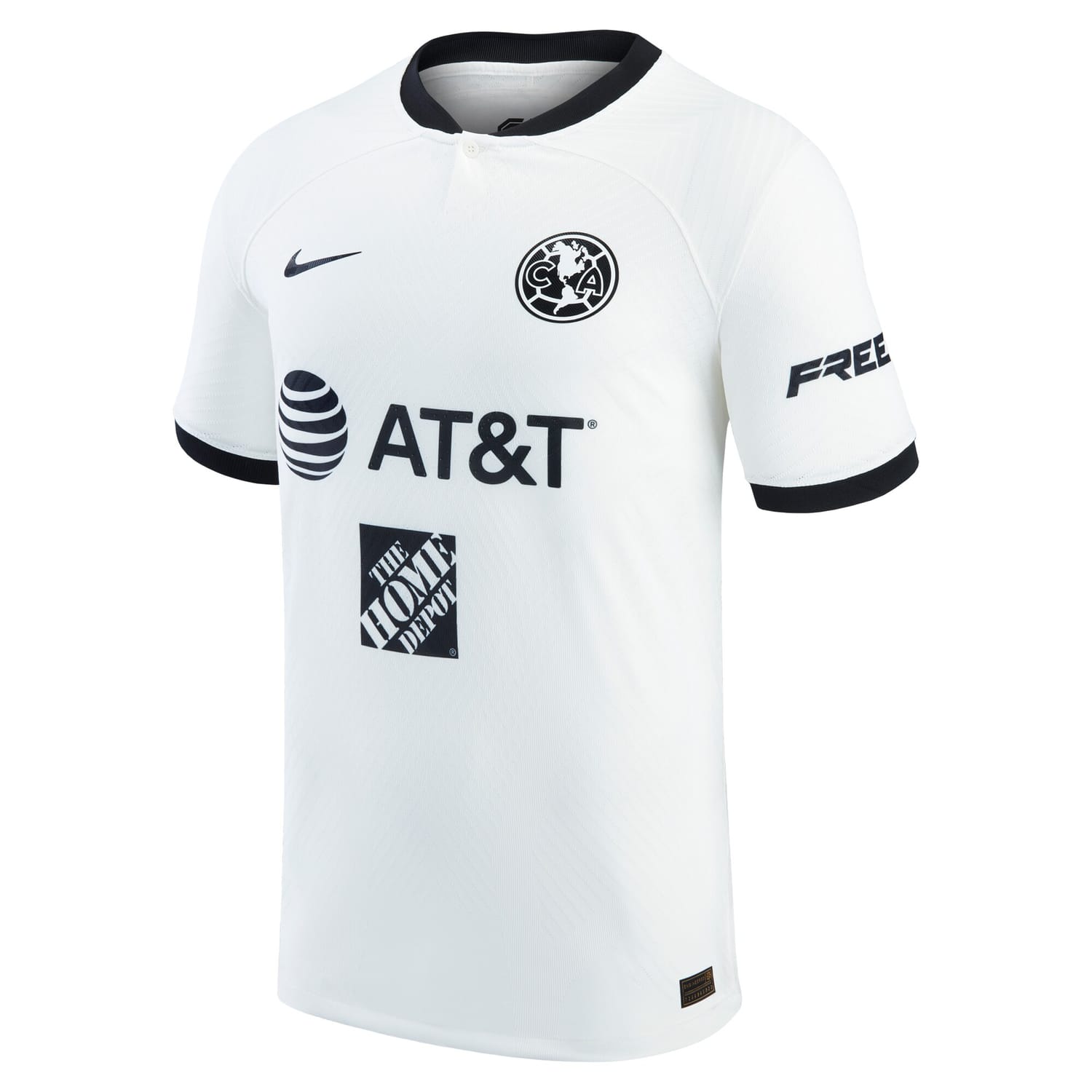 Liga MX Club America Third Authentic Jersey Shirt White 2022-23 for Men