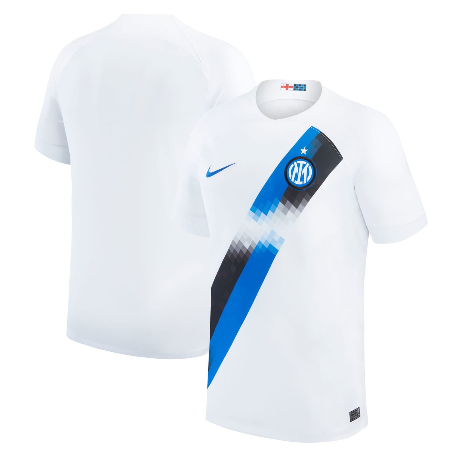 Serie A Inter Milan Away Jersey Shirt White 2023-24 for Men