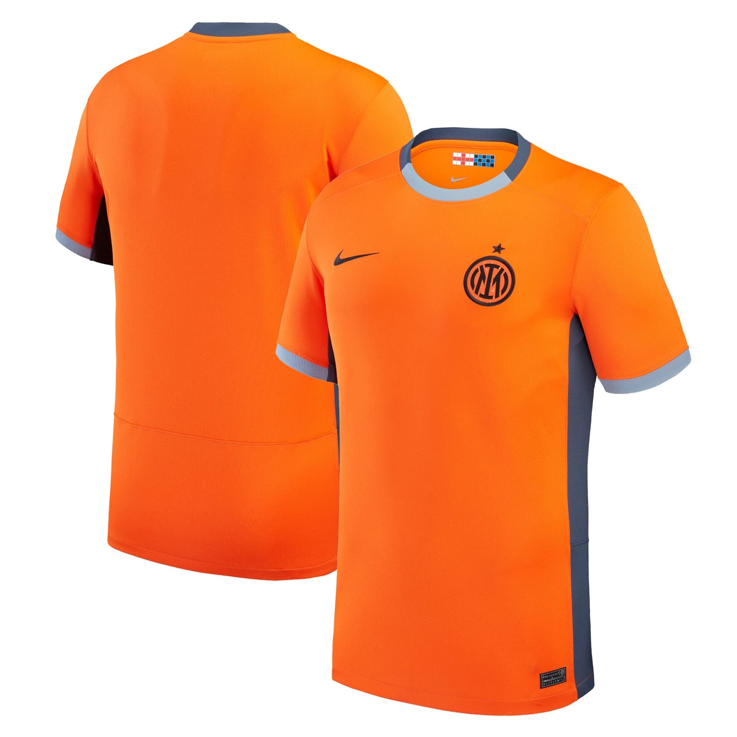 Serie A Inter Milan Third Jersey Shirt Orange 2023-24 for Men