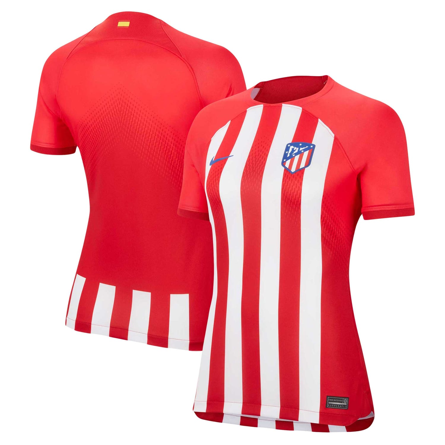 La Liga Atletico de Madrid Home Jersey Shirt Red 2023-24 for Women