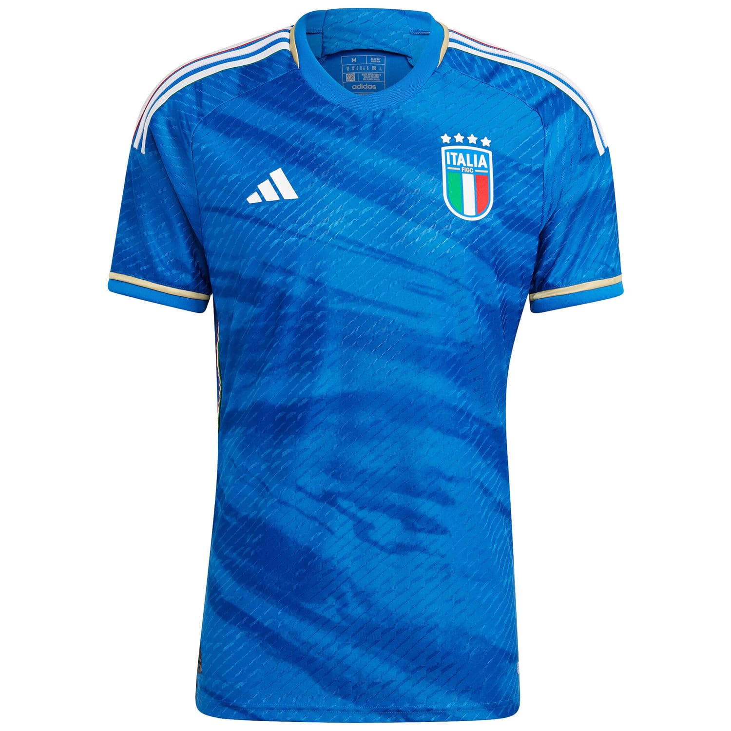 Italy National Team Home Authentic Jersey Shirt Blue 2023 for Men