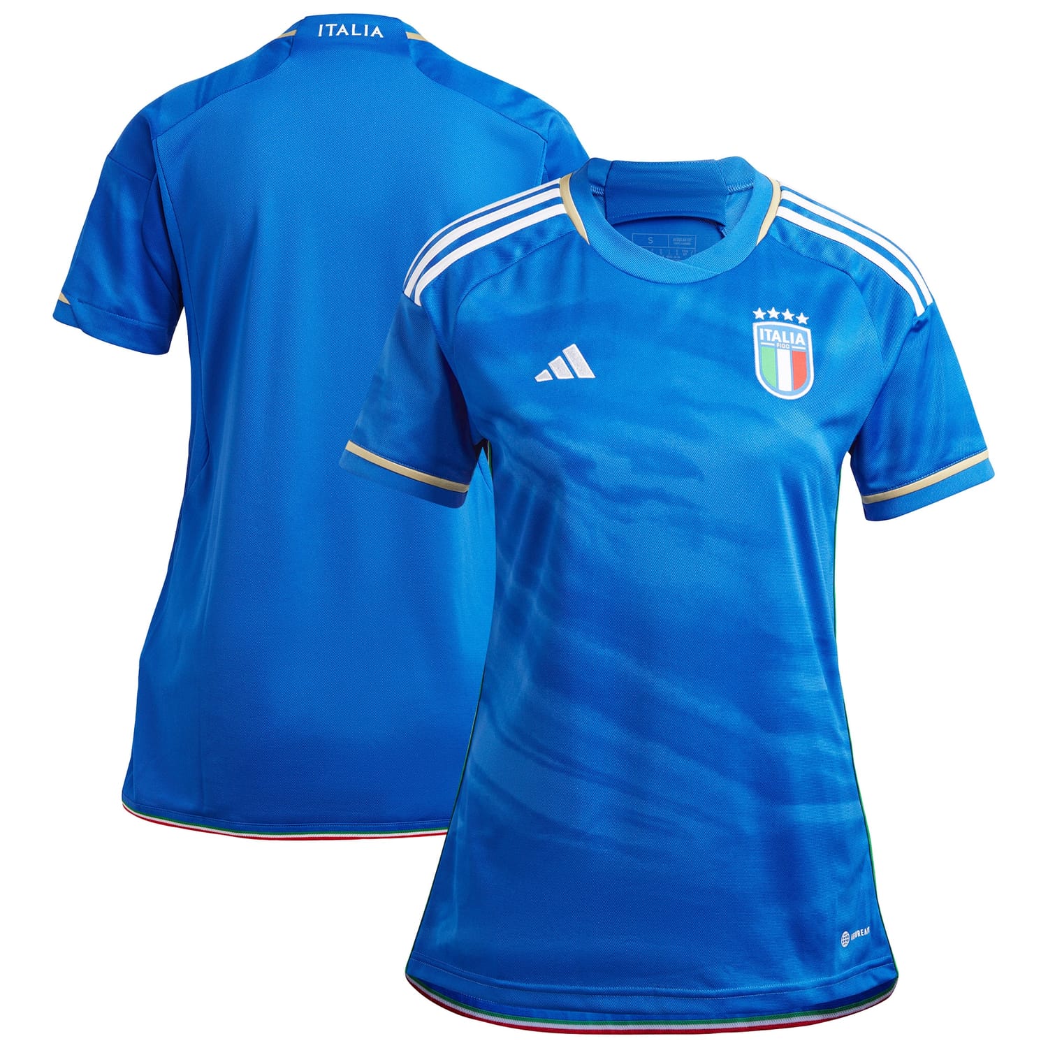 Italy National Team Home Jersey Shirt Blue 2023 for Women