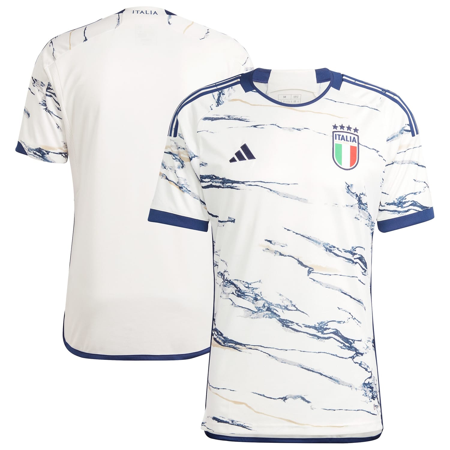 Italy National Team Away Jersey Shirt White 2023-24 for Men