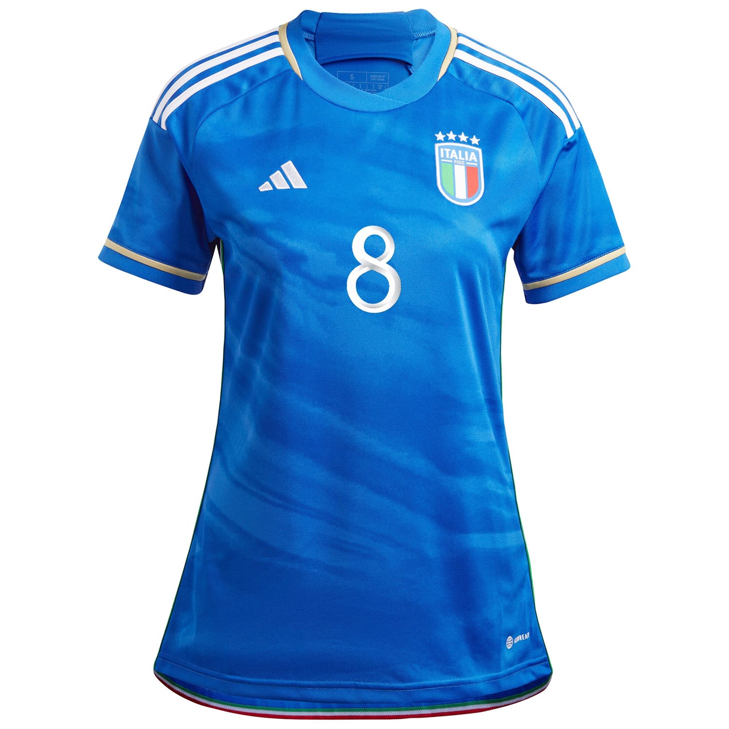 Italy National Team Home Jersey Shirt Blue 2023 player Jorginho printing for Women