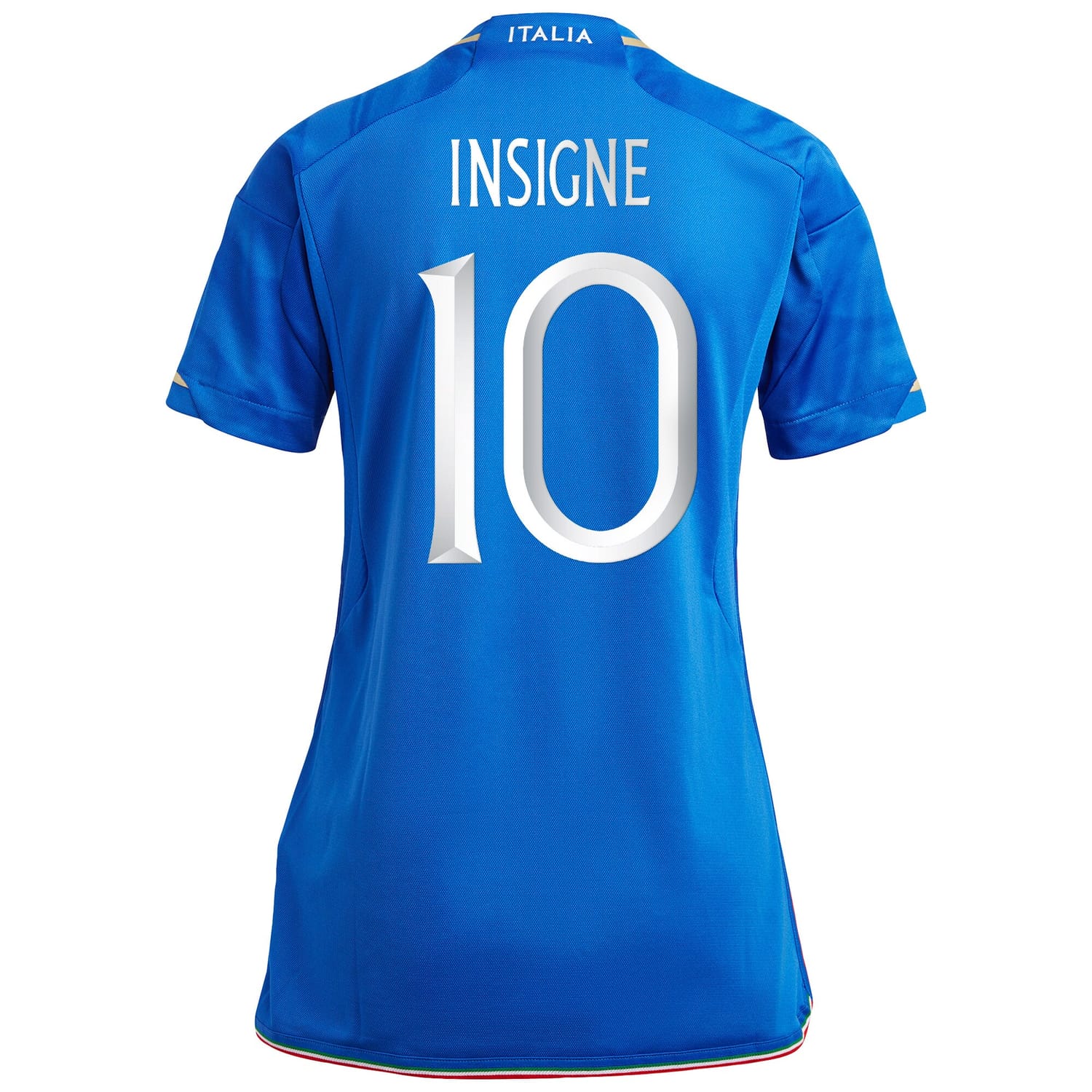 Italy National Team Home Jersey Shirt Blue 2023 player Lorenzo Insigne printing for Women