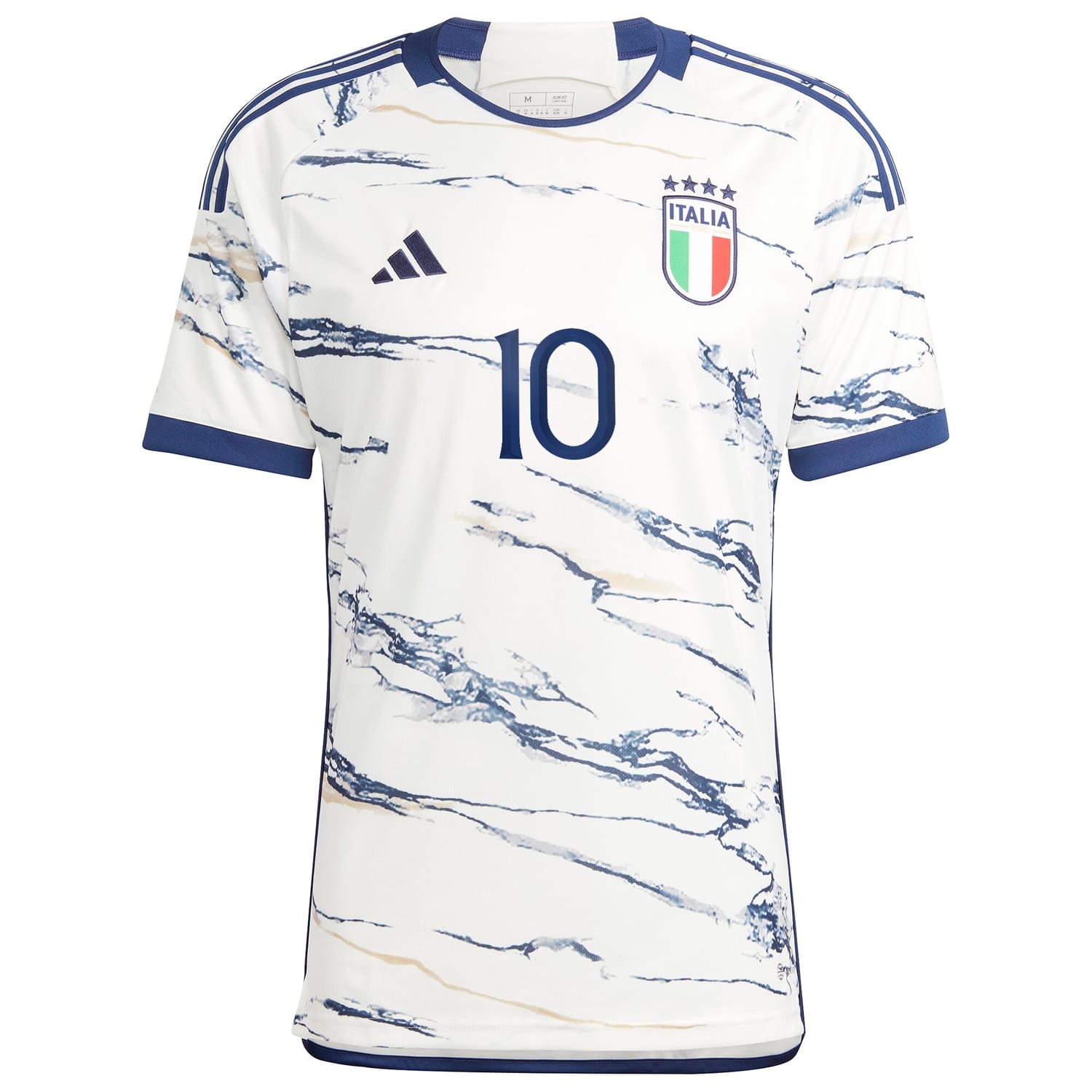 Italy National Team Away Jersey Shirt White 2023 player Lorenzo Insigne printing for Men