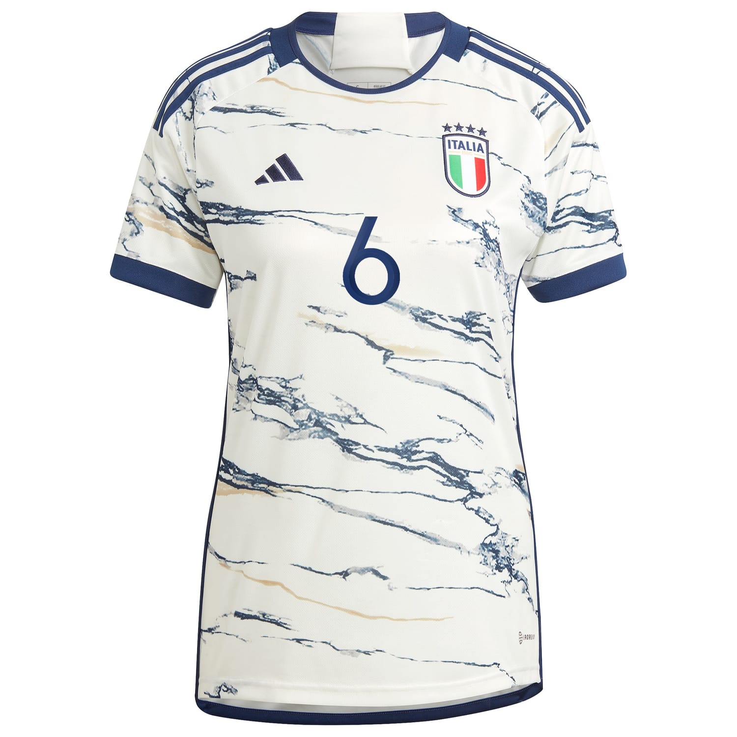 Italy National Team Away Jersey Shirt White 2023 player Marco Verratti printing for Women