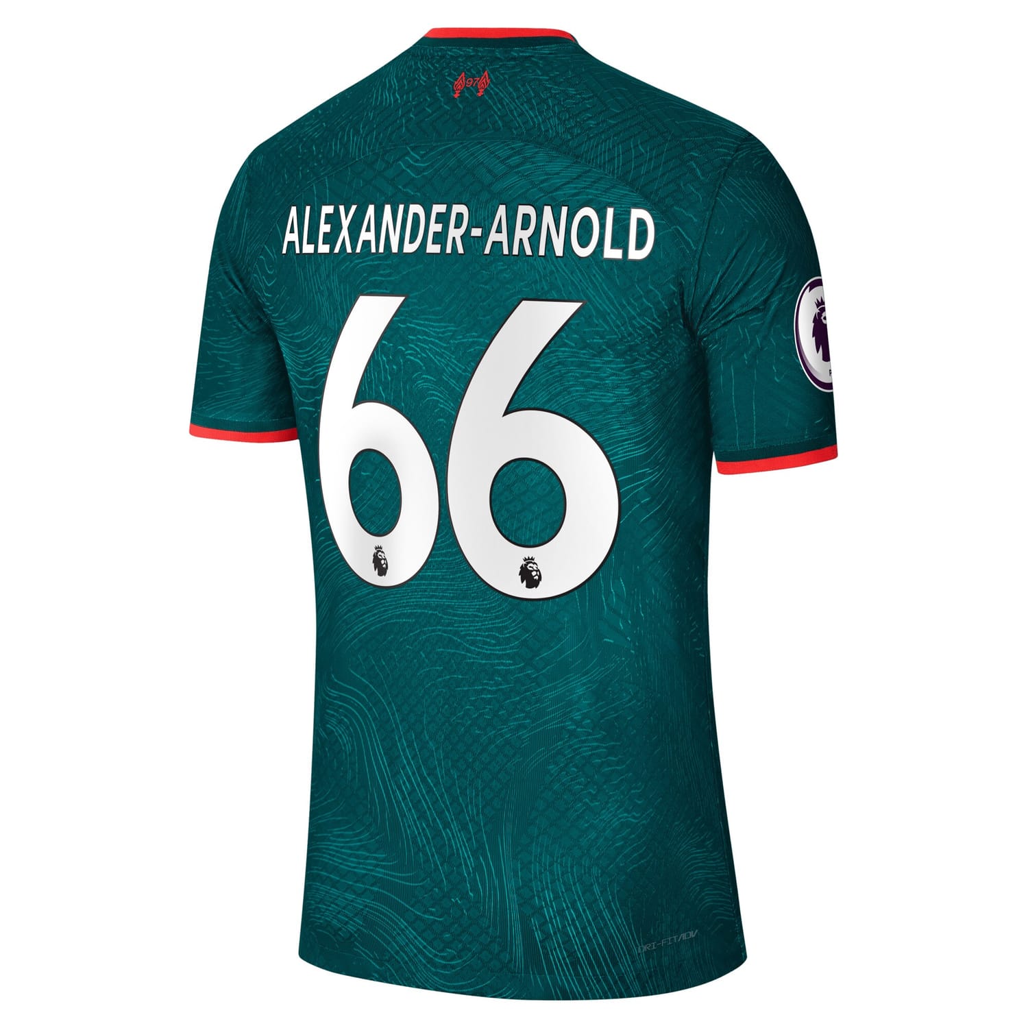 Premier League Liverpool Third Authentic Jersey Shirt Teal 2022-23 player Trent Alexander-Arnold printing for Men